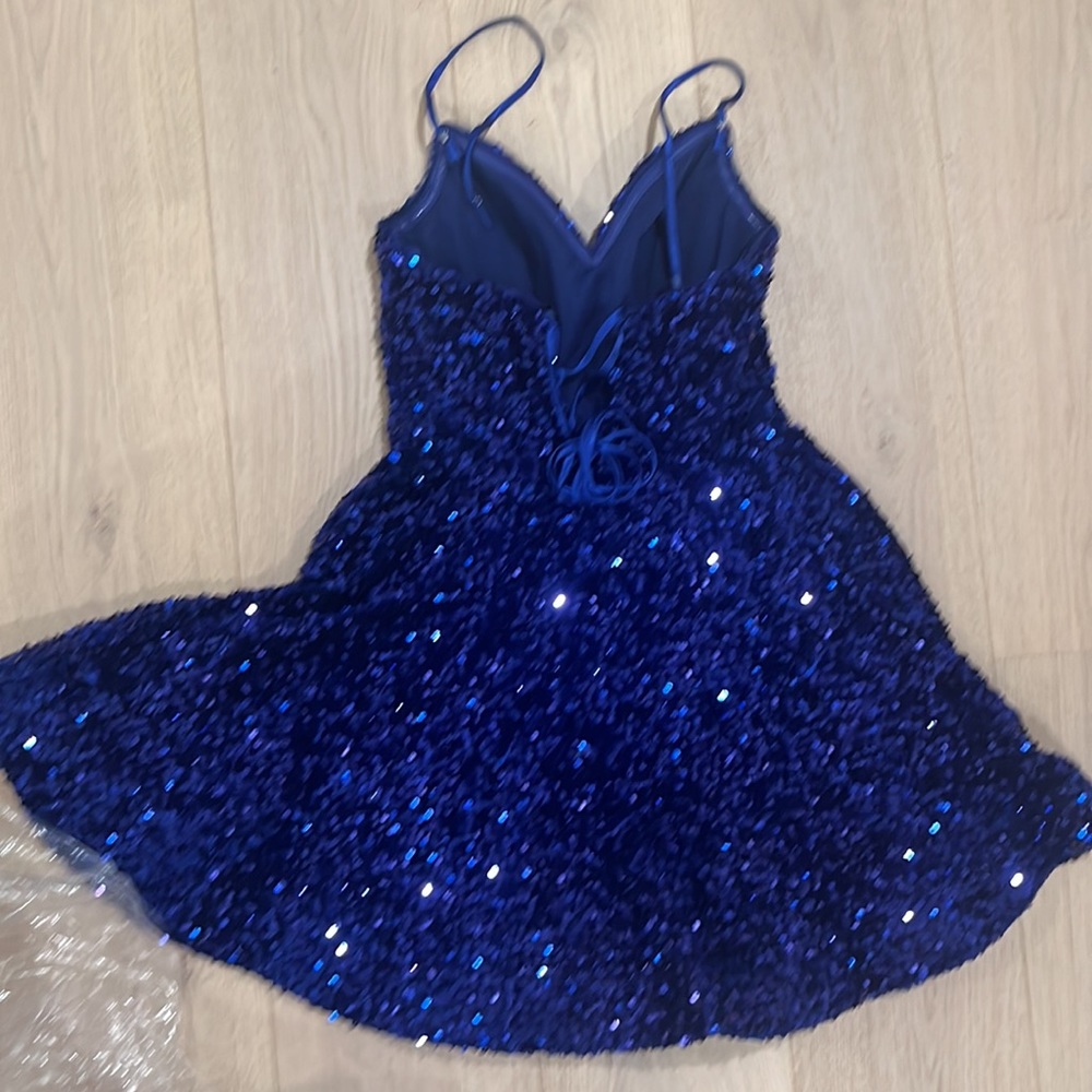 NWT gorgeous a-line gown royal blue size 8